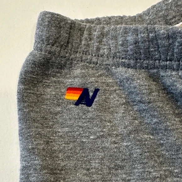 Aviator Nations kids Gray Joggers with Stripes. Practically new!! - Picture 3 of 5